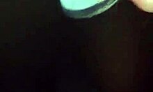 Husband films wife flashing and sucking cocks in gloryhole