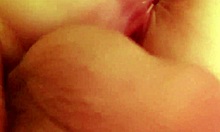 Cute teen wife cheats, gives pussy to friend, gets creampie while husband watches.