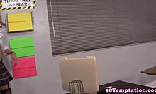 Tattooed young amateur sucks cock intensely in POV until massive cumshot