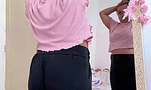 Chubby Girl Farts While Prepping for Date in Sexy Outfit