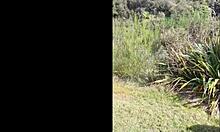 i'm the trashy kiwi milf pissing on the roadside with traffic coming.