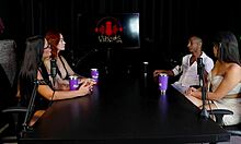 Maria Bittencourt Twerks Intensely on Black Guy, Giving Blowjob in Sheer Red Lingerie