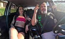 Kah Resende Twerks And Dances In The Car In Braganca Paulista