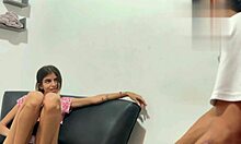 Stepsister Blowjob While Stepfathers Away