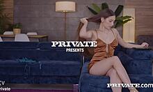 Intense Deepthroat and Missionary Fuck with Brunette