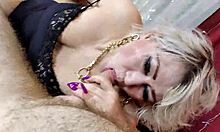 Peter Stone's Cocksucker Wife Performs Deepthroat on Monster Cock in Kinky Group Scene