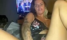 Scottish goth teen solo masturbates her big ass and tits