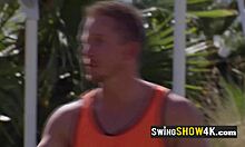 Swingers mix love and sex in a naughty orgy.