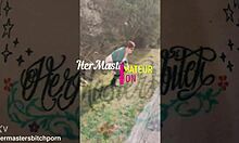 i'm the trashy kiwi milf pissing on the roadside with traffic coming.