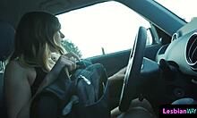 tiny lesbo spreads her legs for milf beauty