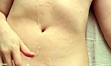 damn, quick and intense couple sex! that hairy pussy takes it all!