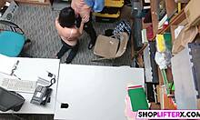 Sexy cutie penelope fucked for theft in shop with big cock