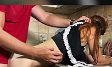 Naughty Maid In Stockings Gets Fucked While Cooking Mobile 4K