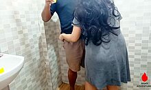 Hey, sneaking off with my bestie to bang in the bathroom at this party! 😜