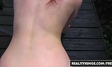 Cassidy Blanc sucks Tyler Steel on street