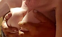 Wife And I Play With Tits And Cock After Parting