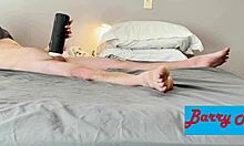 Intense edging masturbation with stroking vibrating sucking toy 😏