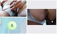 fucking her ass on webcam till she cums hard