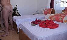 Behind the scenes of amateur babe craving hard action