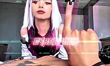 ลูซี่จากไซเบอร์พังก์ 2077 - แอมเบอร์ซินญาแต่งตัวคอสเพลย์ฟรีกับ Qrozne