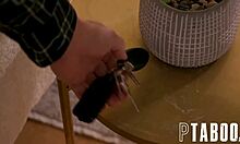 Stepdaddy Pounds Petite Jade Valentine's Tight Ass in POV Anal Fuck!