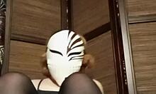 pantyhose solo in lingerie