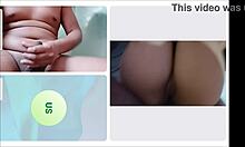 fucking her ass on webcam till she cums hard