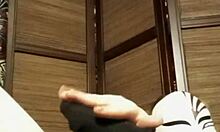 pantyhose solo in lingerie