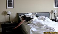 Tyler destroys his step mom's aged wide spread pussy!