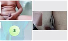 fucking her ass on webcam till she cums hard