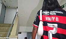 Blue-eyed tattooed neighbor's rough sex makes me moan with toys