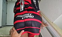 Blue-eyed tattooed neighbor's rough sex makes me moan with toys