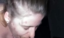 Wife Delivers Amazing Blowjob on Huge Cock!