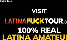 Hot latina amateur rides big european tourist cock 😍