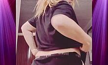 Booty Shaking In Boyfriends Clothes