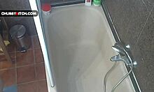 Fat ass soapy teen 18+ comes hard in bathtub, wow!