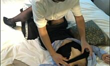 Japanese wife secretly sells body to get contract!