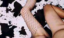 He bent her over in lingerie, fucking her wet pussy and ass until she climaxed, her eyes begging for more.