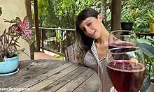 Today is our first time, and I'm so horny. I wanna stay home, sip wine, get a massage, and have you suck my wet pussy till I cum on your face.