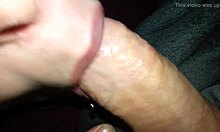 Young teen eagerly sucks old man's cock for massive cumshot