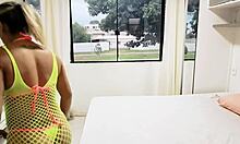 I caught my stepmom making a video and joined in