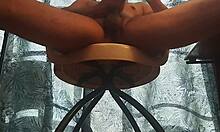 he shows his big dick to his friend during a video call