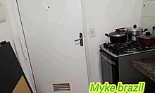 boss eats the maid's tasty little ass