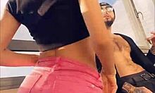 Hot Pornstar Sasha Rose Dances a Sexy Striptease for Neighbors Outdoors