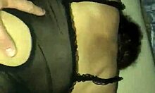 Fuck Girlfriend's Ass with Buttplug in Lingerie