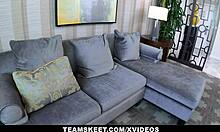 Hot Teen 18+ Harley King Deepthroats in First Casting POV