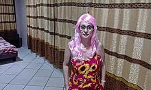 Brazilian teen sucks monster cock in casting and receives massive cumshot