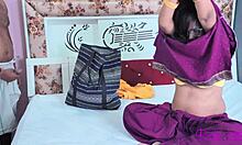 Indian bahu naked as father-in-law grabs old cock