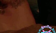 The evil fisherman captured the blonde mermaid, choking her while throat fucking roughly in dark roleplay.