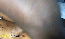 Feeling The Hardest Missionary Spanking With Oiled Ebony Body